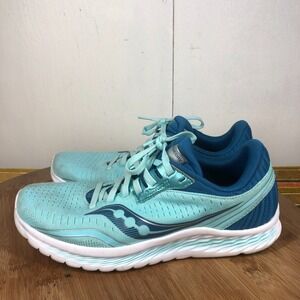 Saucony Kinvara 11 Womens size 9 shoes blue athletic running sneakers